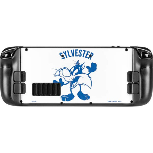 Looney Tunes Sylvester the Cat Big Head Steam Deck Handheld Gaming Computer Skin
